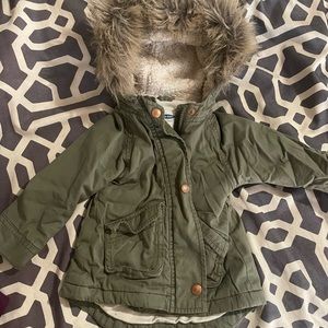 Great Condition Green Old Navy Parka Winter Coat